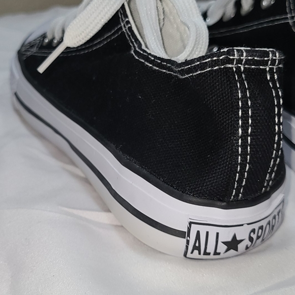 All Sport girl's black canvas sneakers - Picture 10 of 15